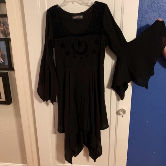 Plus Size Eternal Love Goth Witch black dress XXL - Picture 2 of 14
